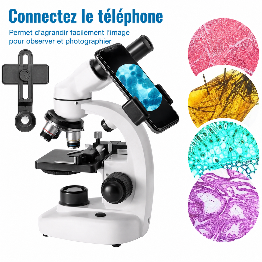 Microscope Binoculaire 2000x