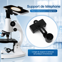 Microscope Optique Monoculaire 40X-2000X