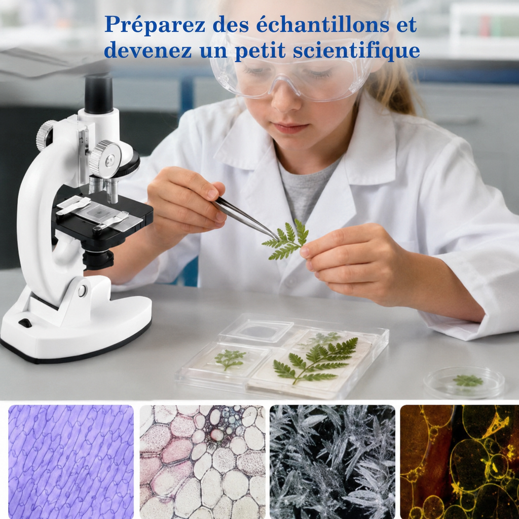 Microscope pour enfants 200x-1200x
