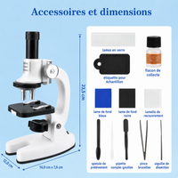 Microscope pour enfants 200x-1200x
